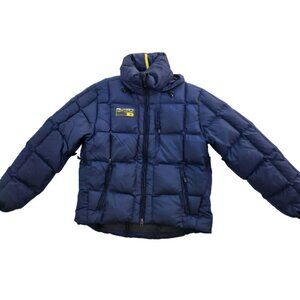 Ralph Lauren RLX67 Aspen/Snowmass Down Feather Puffer Coat Hoody Women MED